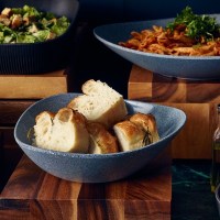 Grey Granite Melamine Triangular Buffet Bowl 28cm / 11inch